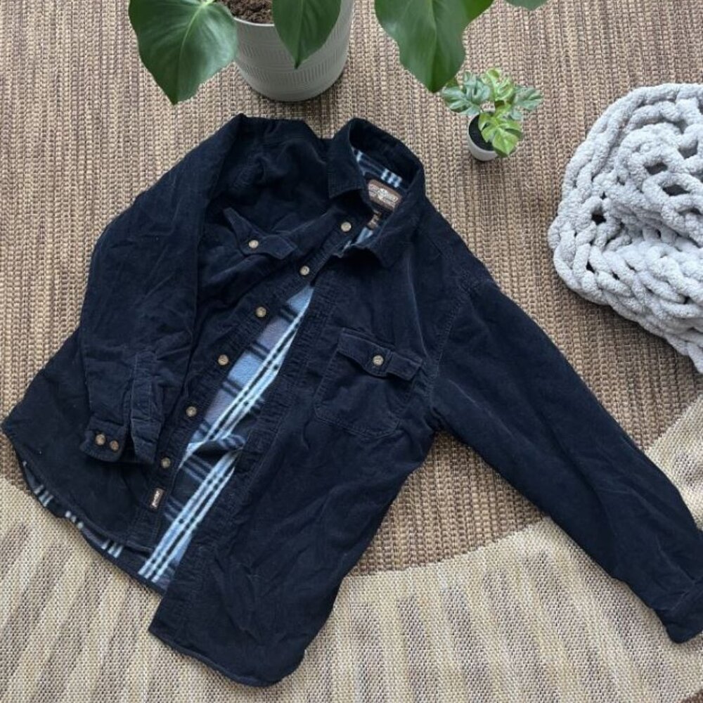 Levi's Flannel Lined Corduroy Button Up